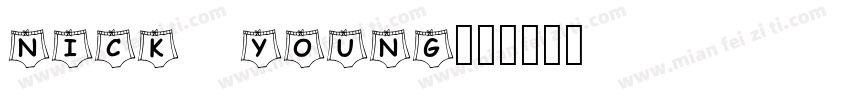 nick young字体转换